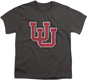 University of Utah Official Distressed Primary Youth Kids Boy/Girls T Shirt