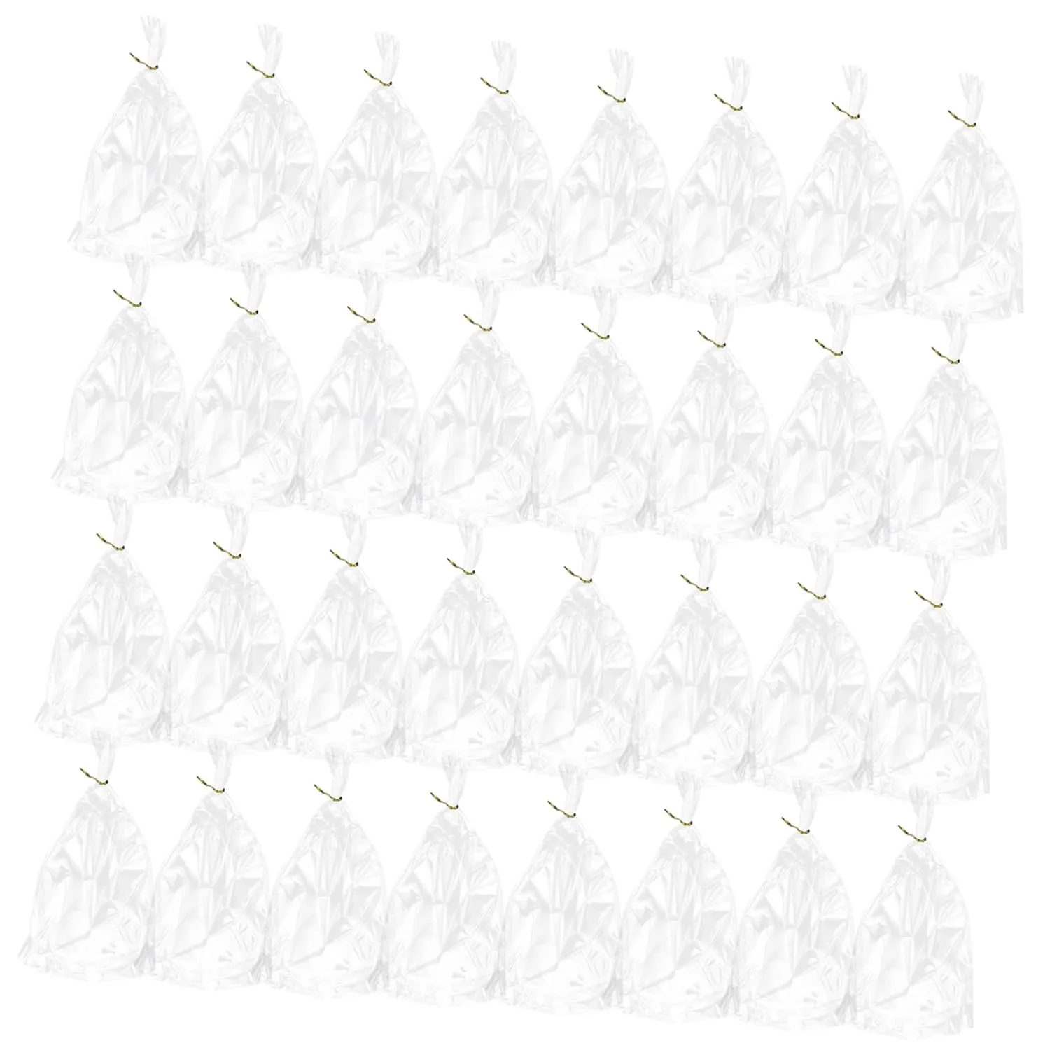 Vaguelly 100pcs Soap Packaging Bags Self-adhesive Strips Dirt-proof Storage Practical for Business Crafts