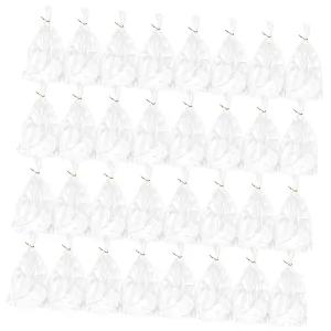 Vaguelly 100pcs Soap Packaging Bags Self-adhesive Strips Dirt-proof Storage Practical for Business Crafts