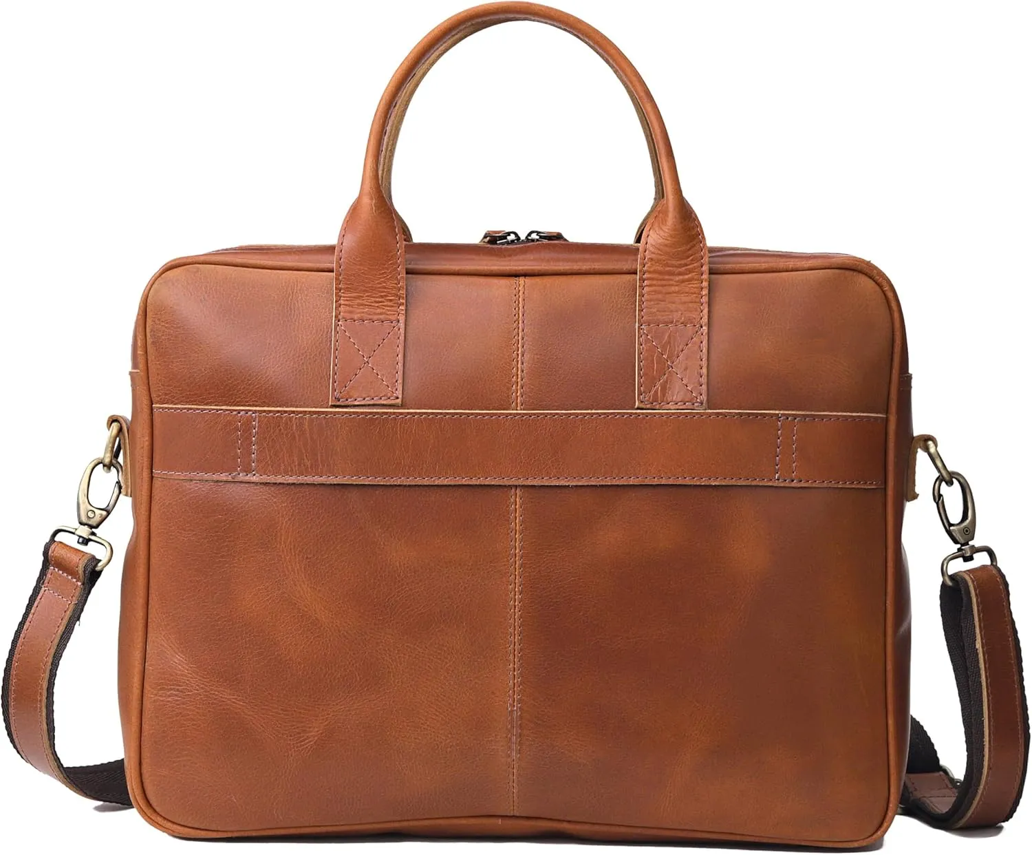VC VINTAGE COUTURE Leather briefcase bag for men Leather Laptop Bags For Men and Women Travel Messenger Bag