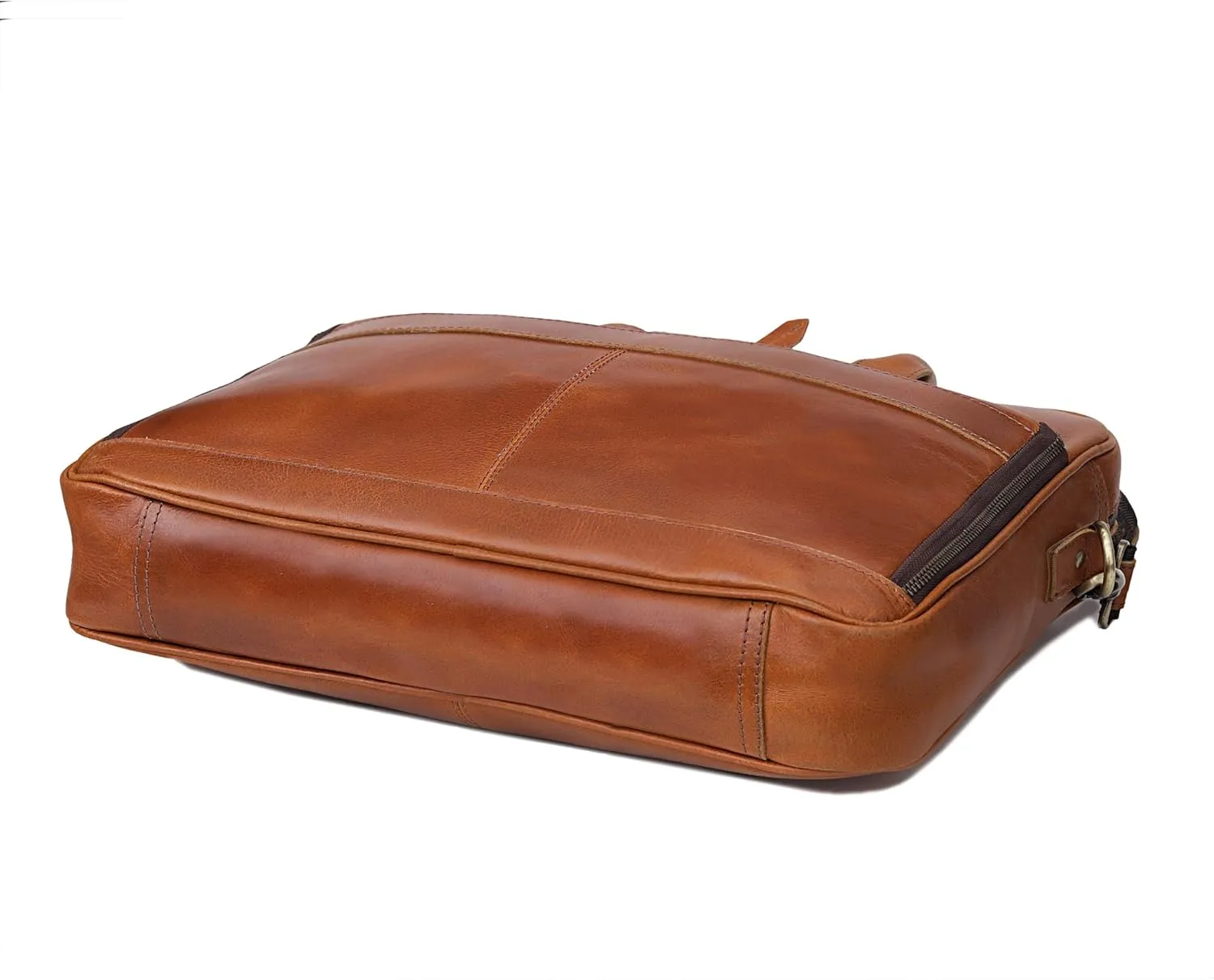VC VINTAGE COUTURE Leather briefcase bag for men Leather Laptop Bags For Men and Women Travel Messenger Bag