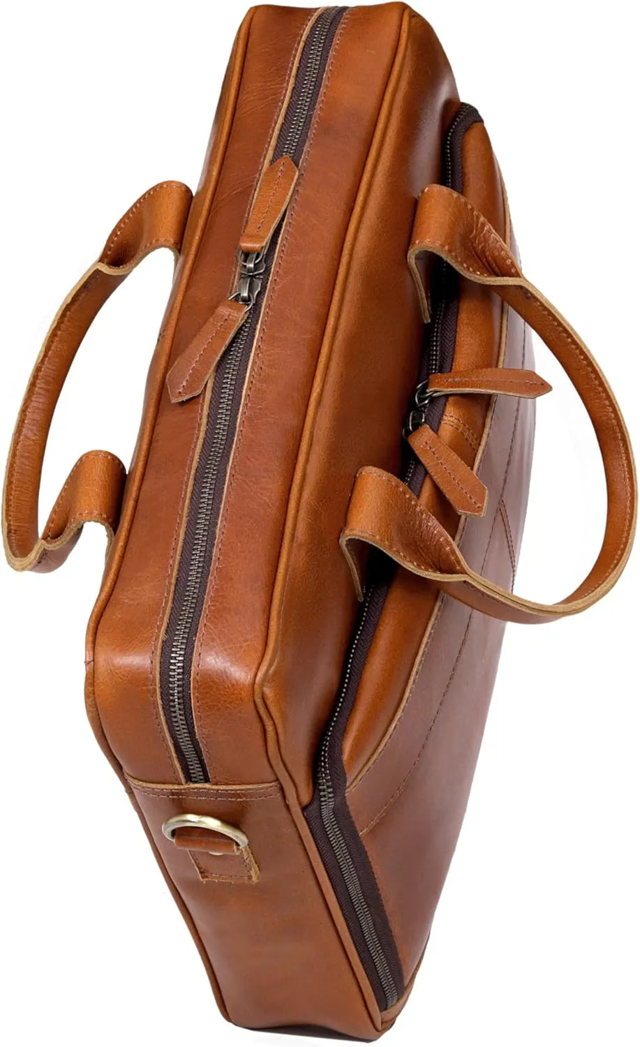 VC VINTAGE COUTURE Leather briefcase bag for men Leather Laptop Bags For Men and Women Travel Messenger Bag
