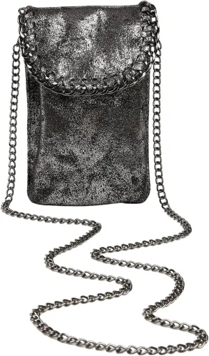Verdusa Women's Metallic Small Crossbody Bag Casual Cell Phone Purse Chain Strap Shoulder Bags