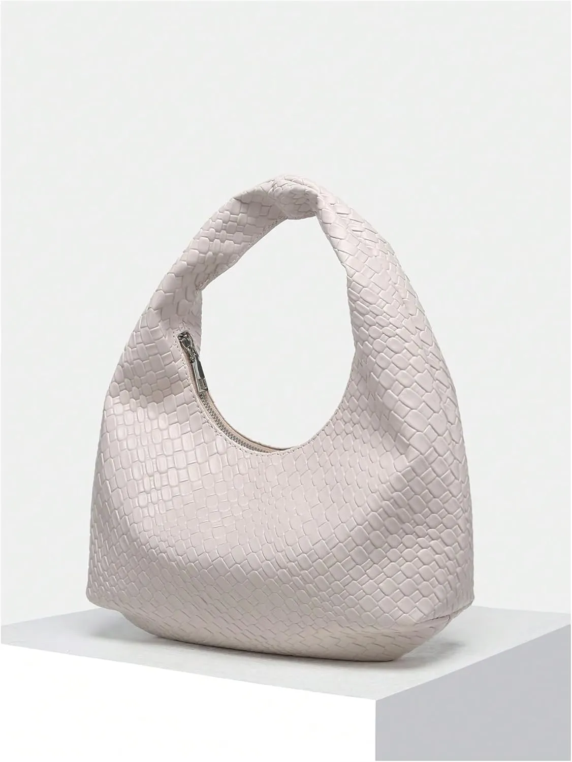 Verdusa Women's Woven Leather Hobo Shoulder Bags Top Handle Braided Underarm Purse