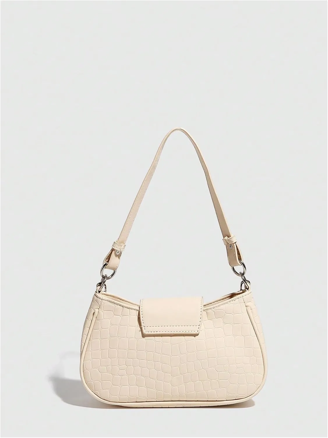 Verdusa Women's Y2k Studded PU Leather Hobo Handbag Mini Shoulder Bags Clutch Purse