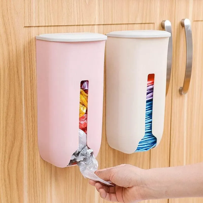 Wall Mounted Bag Dispenser - Convenient Storage Organizer