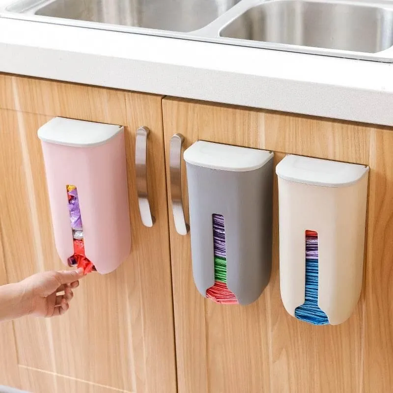 Wall Mounted Bag Dispenser - Convenient Storage Organizer