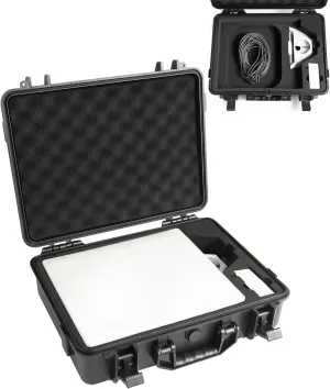 Waterproof Hard Starlink Mini Case for Starlink Mini Dish Kit, Portable Carrying Case with Precision Cut Foam for Accessories, Ideal for Travel and Camping