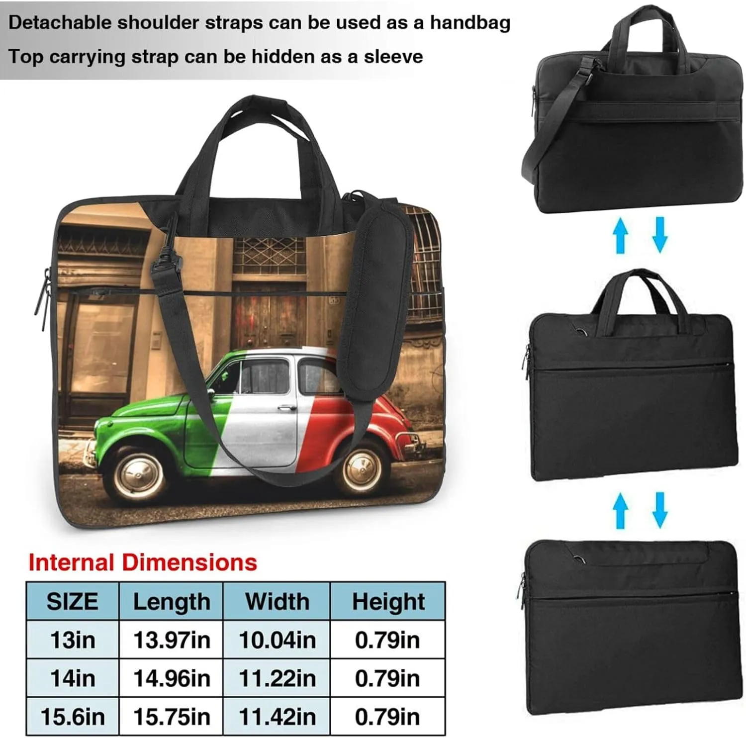 West Indian Manatees Laptop Bag Case,13/14/15.6 Inch Laptop Messenger Shoulder Bags Durable Computer Bags For Women Men