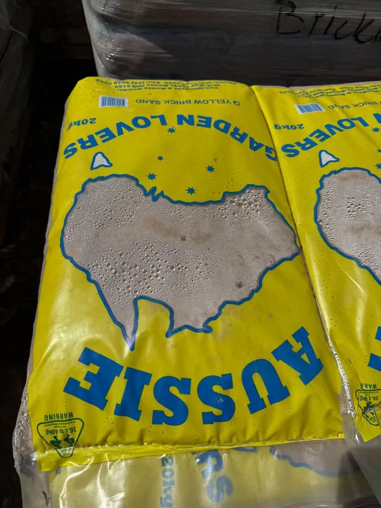 WHITE BRICKIE SAND BAG 20Kg