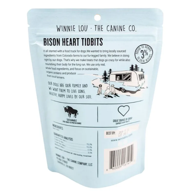 Winnie Lou- - Bison Heart Tidbits - 2 oz
