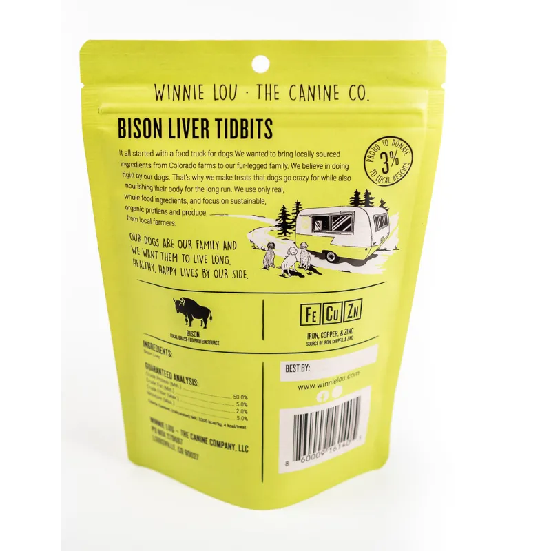 Winnie Lou- Bison Liver Tidbits - 2 oz