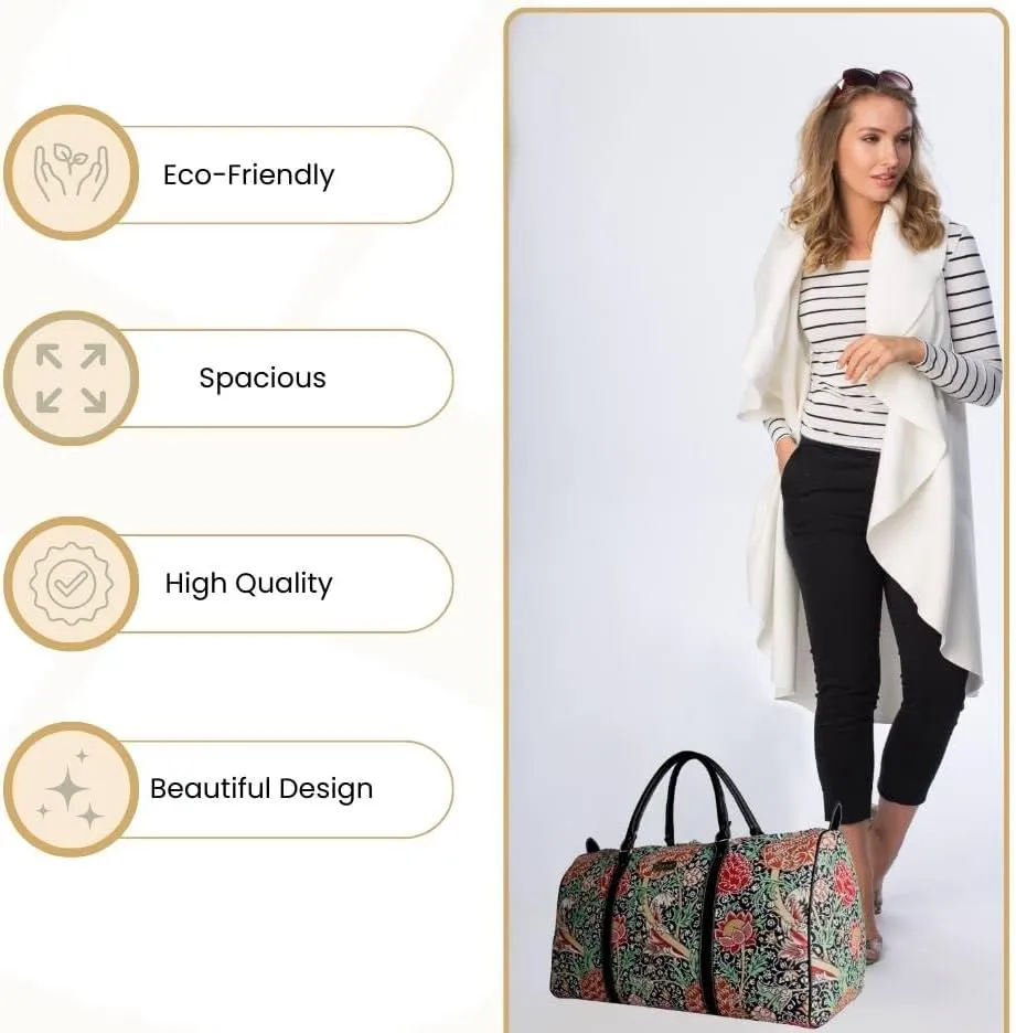 Women Large Duffel Bag, Ladies Carry-on Overnight Weekender, Womens Hand Luggage, Travel Bags for Teens & Girls