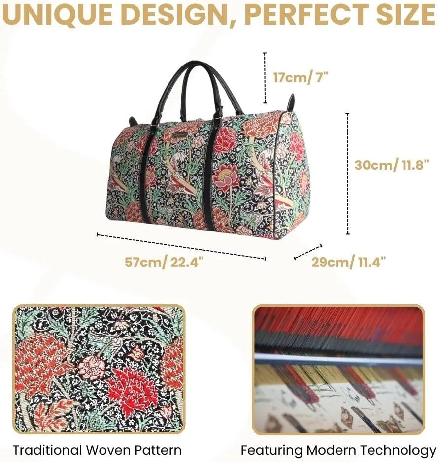 Women Large Duffel Bag, Ladies Carry-on Overnight Weekender, Womens Hand Luggage, Travel Bags for Teens & Girls