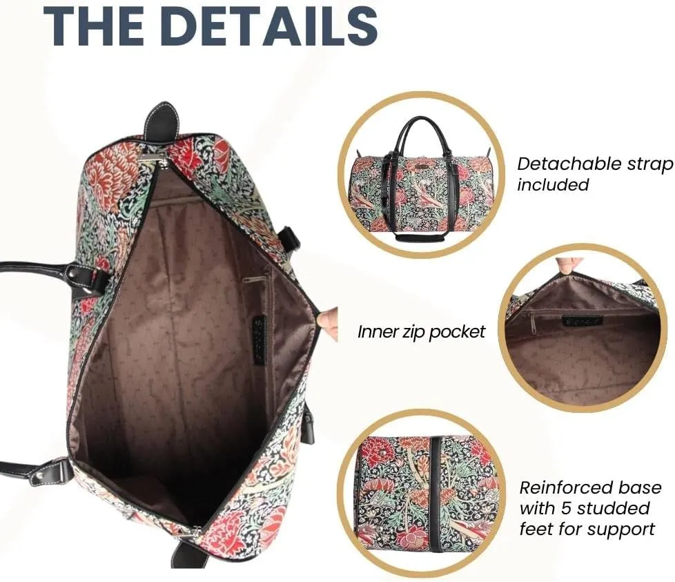 Women Large Duffel Bag, Ladies Carry-on Overnight Weekender, Womens Hand Luggage, Travel Bags for Teens & Girls