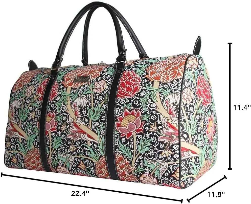 Women Large Duffel Bag, Ladies Carry-on Overnight Weekender, Womens Hand Luggage, Travel Bags for Teens & Girls