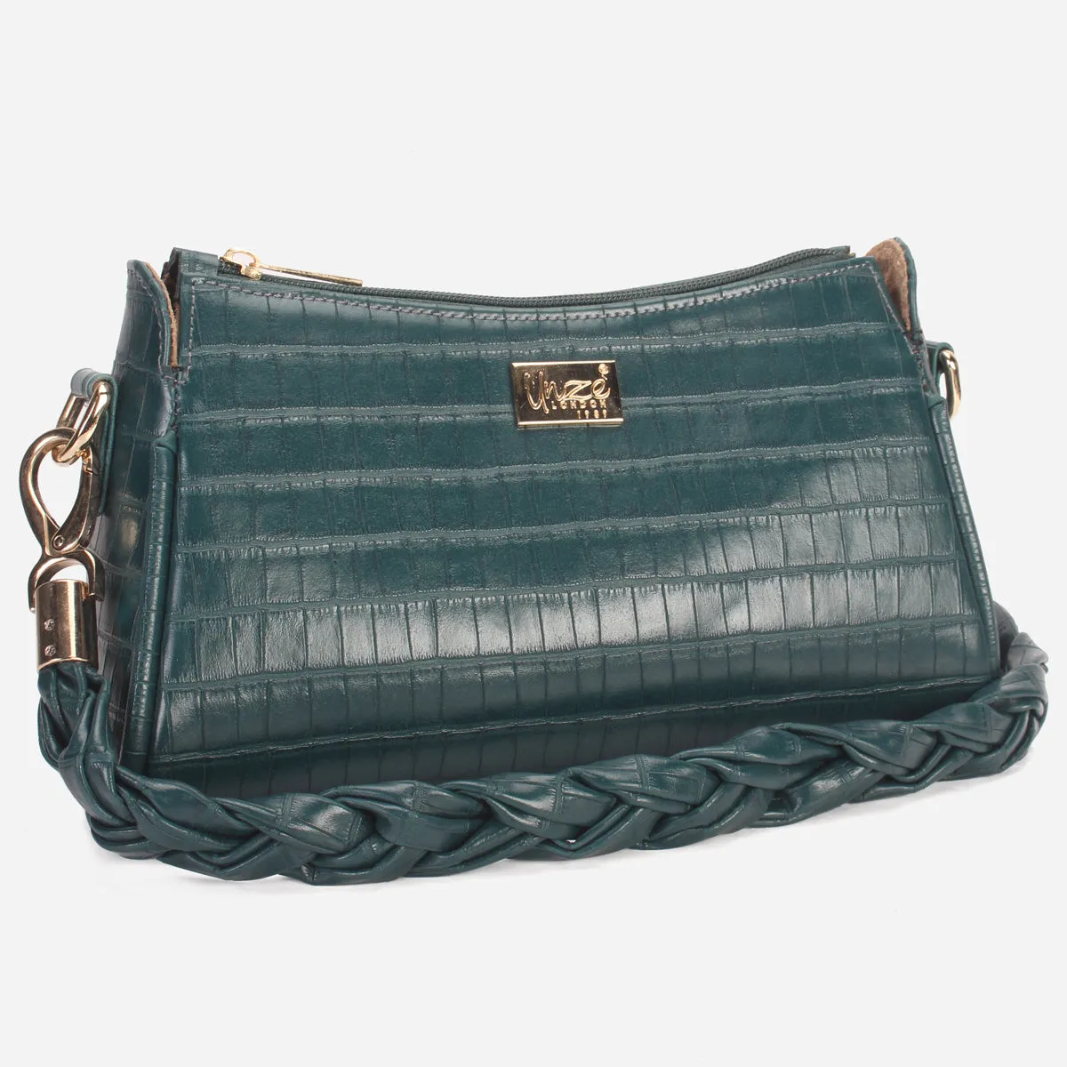 Women "SEFORA" Women Textured Patent Handbag