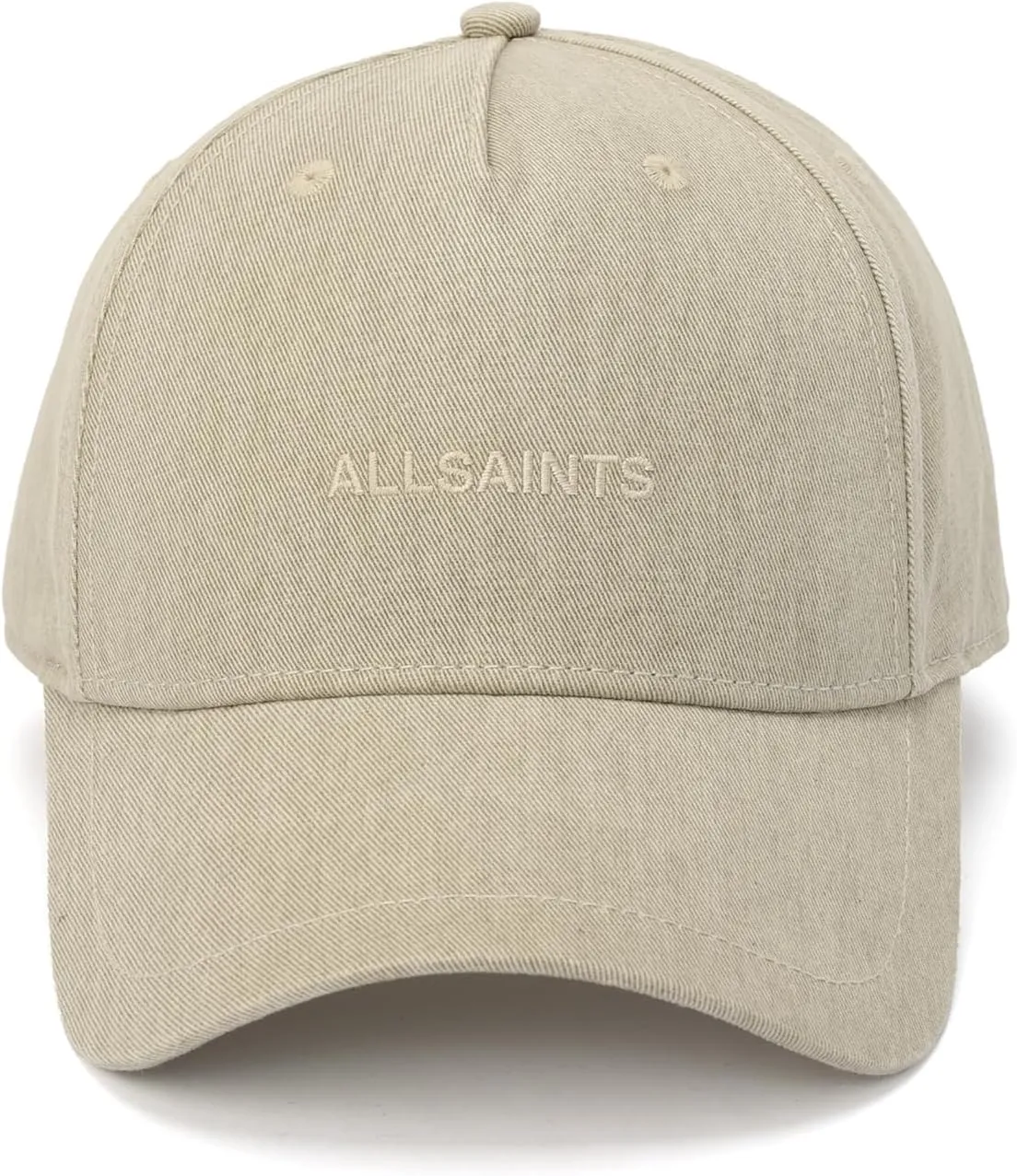Women's Acid Wash Cotton Baseball Cap, Hat with Adjustable Strap, Curved Brim, horizion Grey