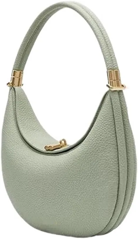 Women's Armpit Dumpling Bag, Genuine Leather Handbag, Crescent Shaped Armpit Handbag, Women's Crossbody Bag