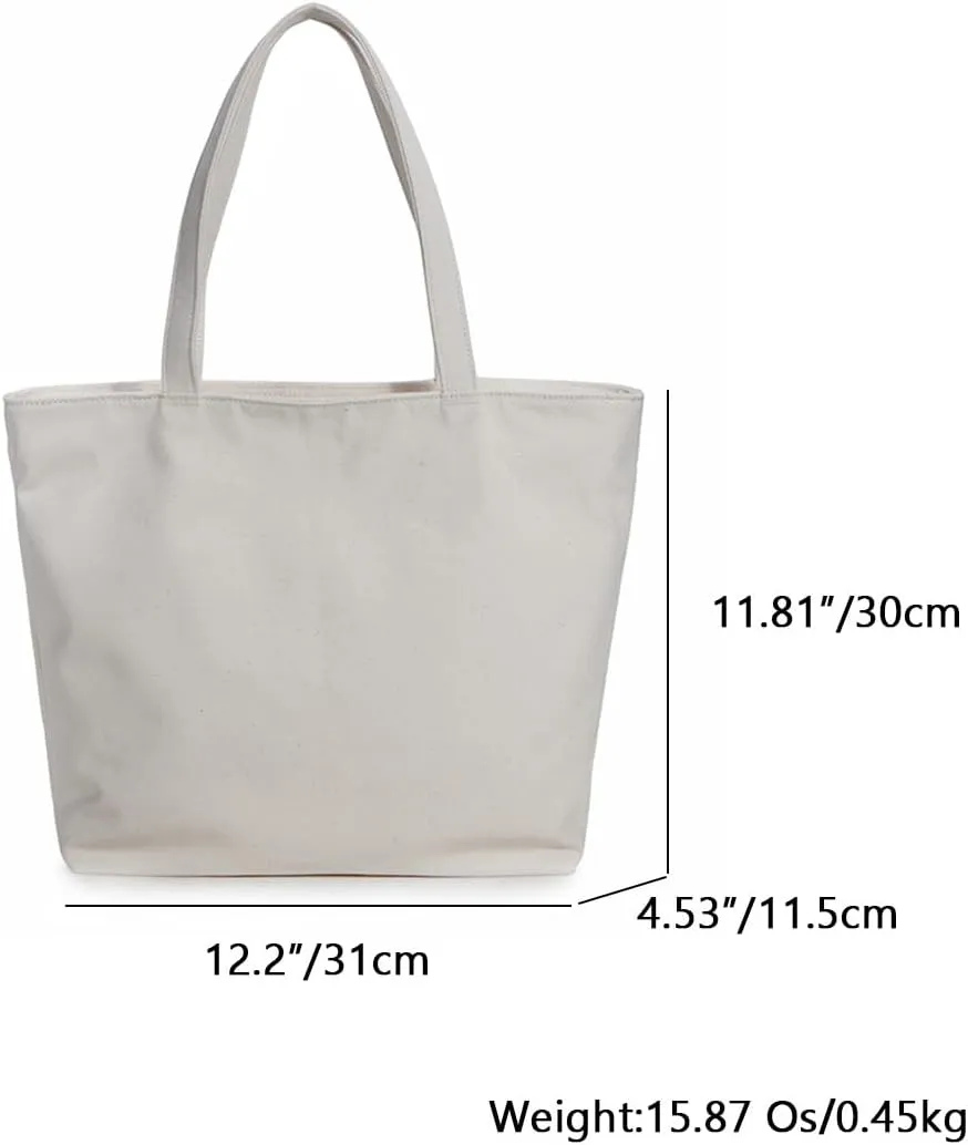 Women's Bags Cotton Canvas Shoulder Bags Handbags Tote Bags Travel Shopping Bags
