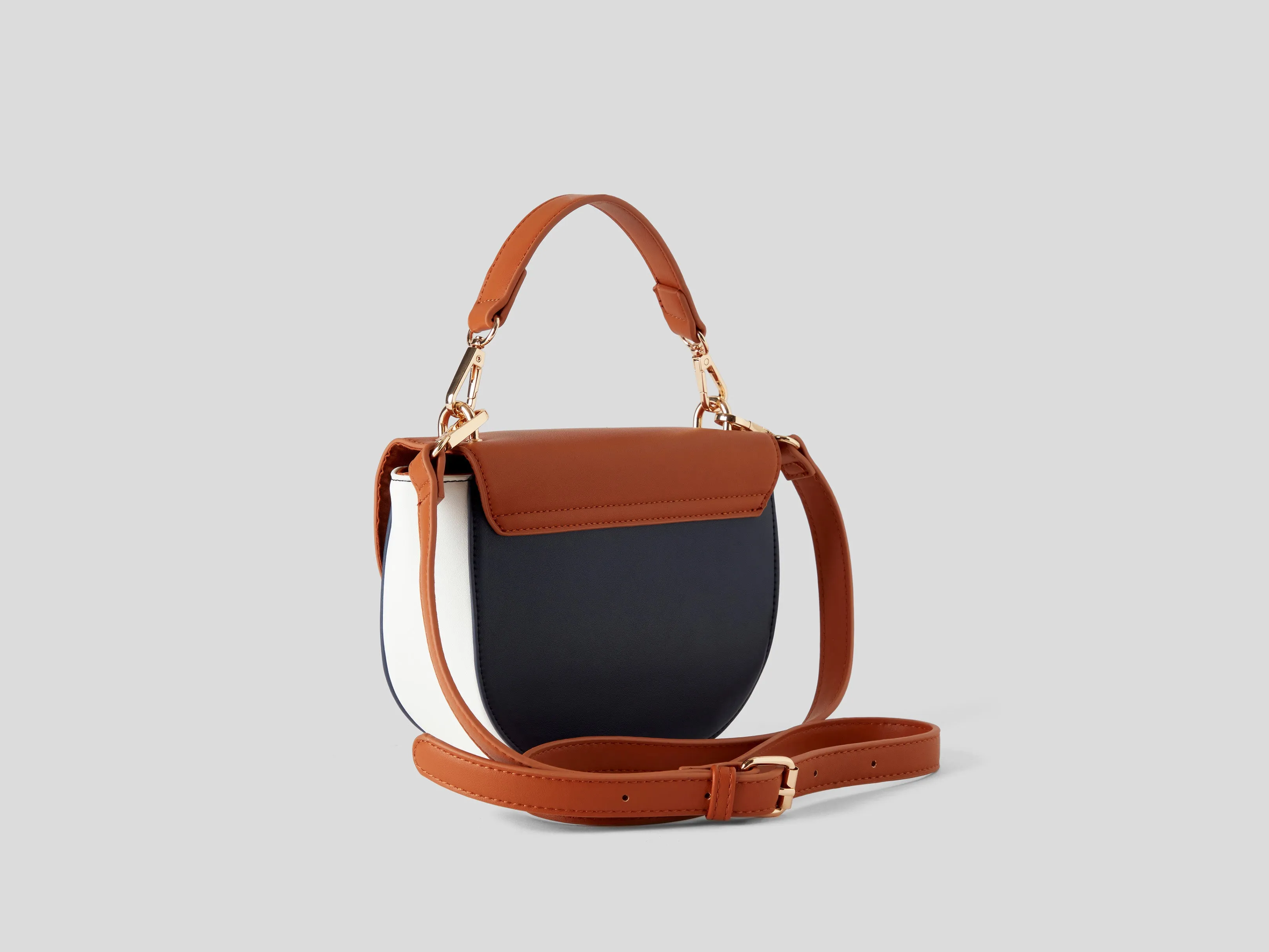 Womens Colourblock Side Cross Body Bag