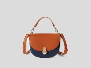 Womens Colourblock Side Cross Body Bag