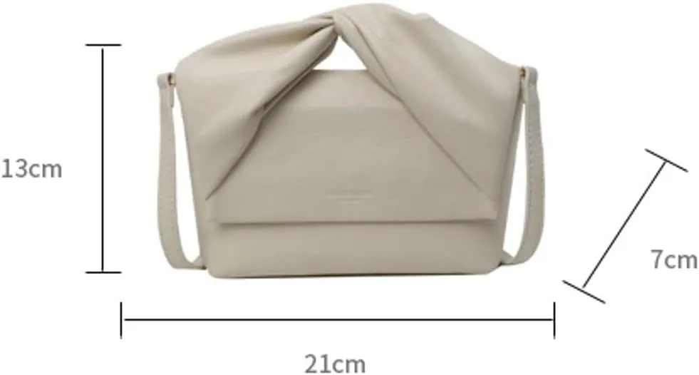Womens Fashion Crossbody Shoulder Bag Vegan Leather Handbag Y2k Purse Small Hobo Tote Bag Cute Satchel