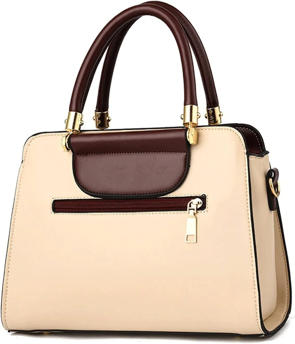 Women's Handbags Handbag Women Fashion Large Capacity Middle Aged Mother Bags European and American Style Shoulder Crossbody Bag(C)