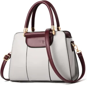 Women's Handbags Handbag Women Fashion Large Capacity Middle Aged Mother Bags European and American Style Shoulder Crossbody Bag(C)