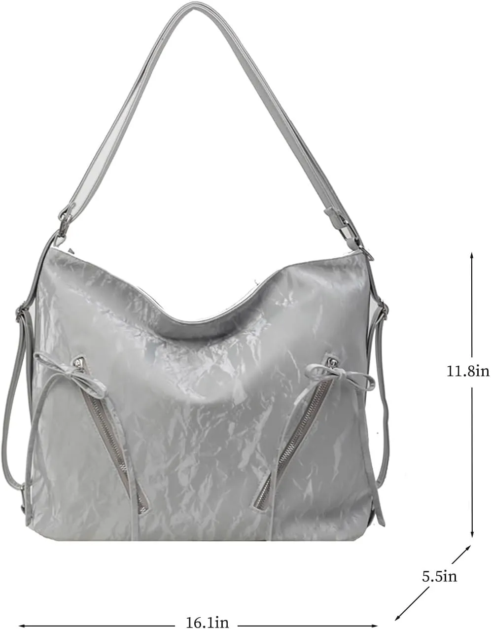 women's Large Capacity Purses and Handbags trendy Sweet Bowknot Shoulder Bags Adjustable Strap Handbag crossbody bags