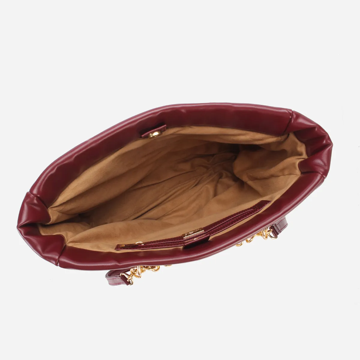 Women's "MILLANO" Chained Suede Tote Bag