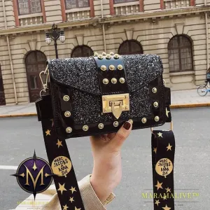 Women's Stylish Vintage Studded Handbag