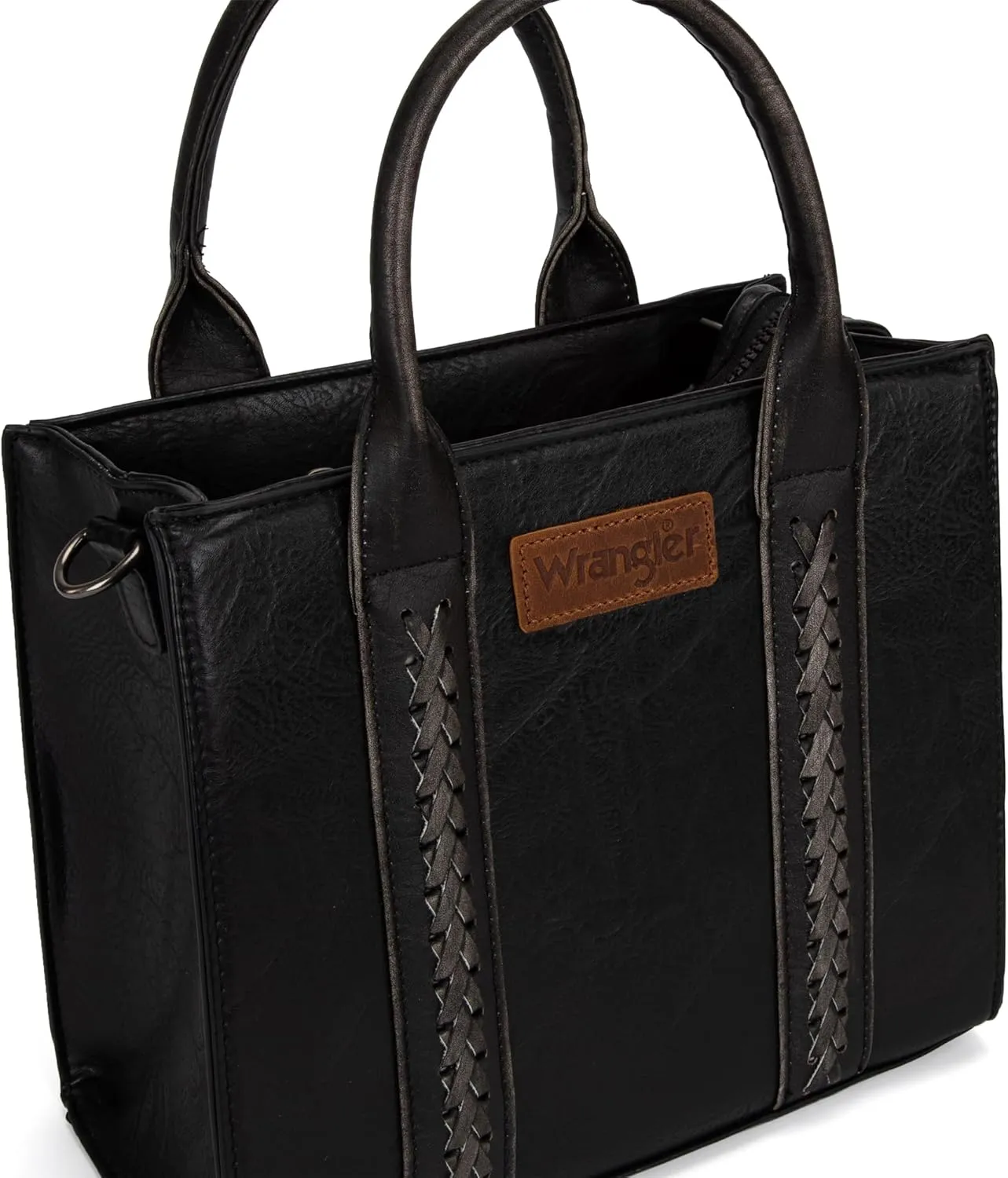 Wrangler Medium Tote Bag for Women Designer Satchel Handbags Top-handle Purses with Strap