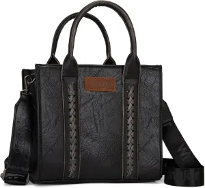 Wrangler Medium Tote Bag for Women Designer Satchel Handbags Top-handle Purses with Strap