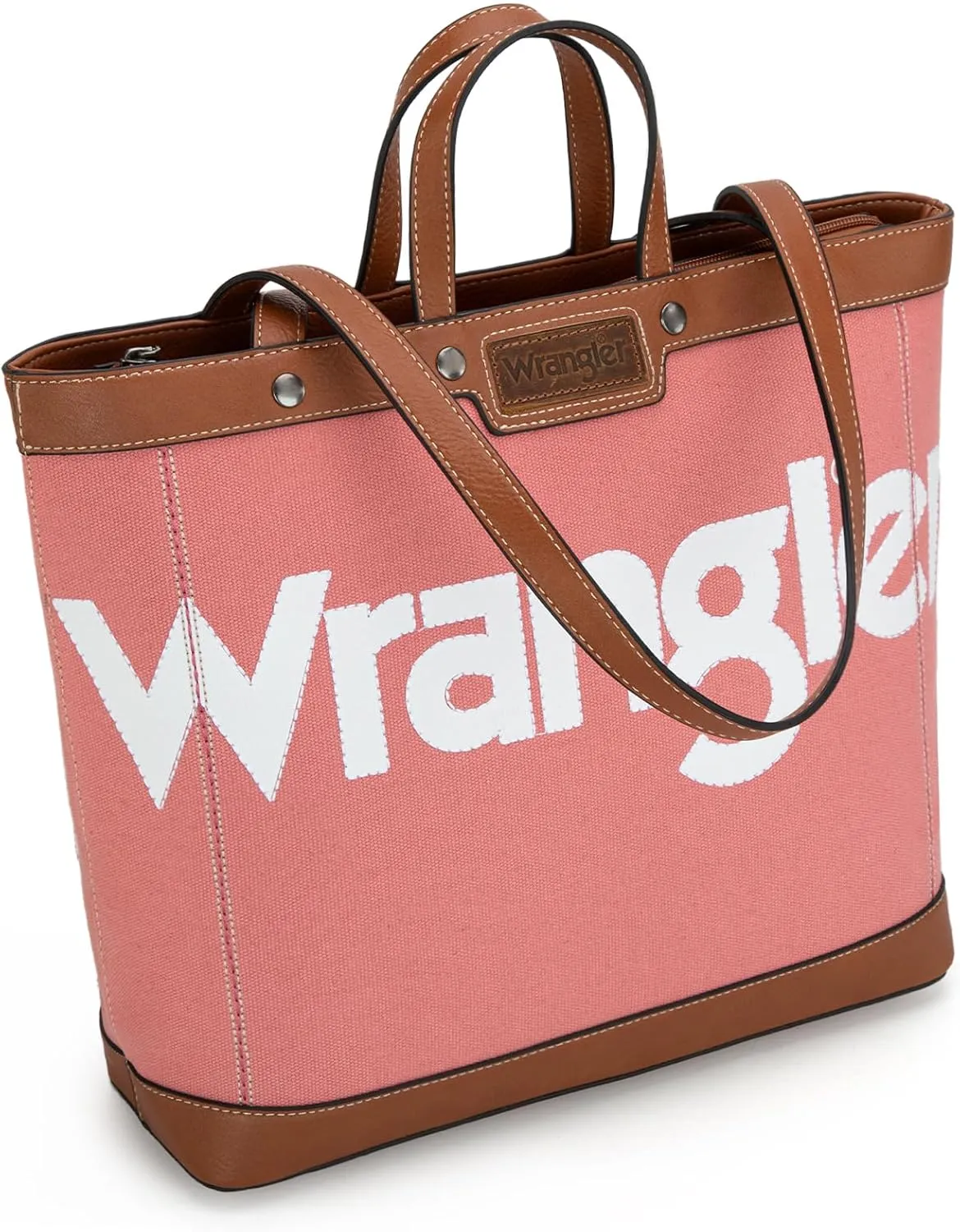 Wrangler Tote Bag for Women Vintage Top Handle Handbags and Shoulder Bag