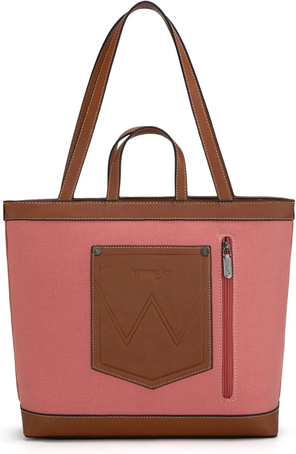 Wrangler Tote Bag for Women Vintage Top Handle Handbags and Shoulder Bag