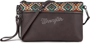 Wrangler Western Cowhide Crossbody Bags for Women Clutch Wristlet Purse