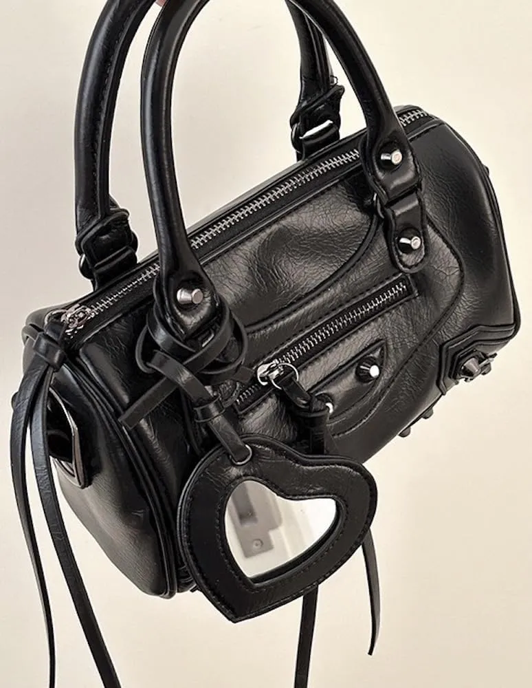 Y2k Crossbody Bags for Women Metal Punk Studs Rivet Y2k Accessories Bag Handbag 2000s Streetwear Y2k Stuff