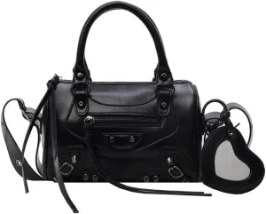 Y2k Crossbody Bags for Women Metal Punk Studs Rivet Y2k Accessories Bag Handbag 2000s Streetwear Y2k Stuff