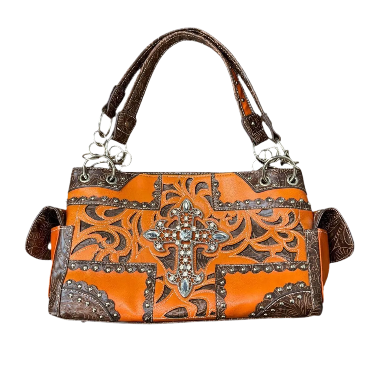 Y2K Rhinestone Cross Shoulder Bag