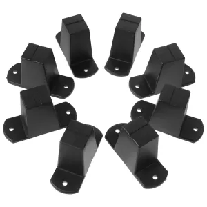 Zerodeko 8Pcs Luggage Replacement Feet Kit Baggage Bottom Stand Parts for Travel Bags Easy Installation Compact Design for Luggage Repair and Maintenance