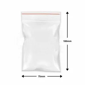 Ziplock Lolly Bags Small (1000 Units) 100mm x 75 mm